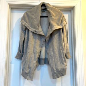 Athleta Wrap cardigan with cowl neck
